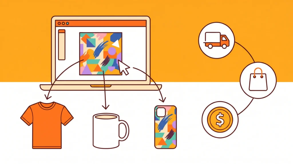 AI art print on demand