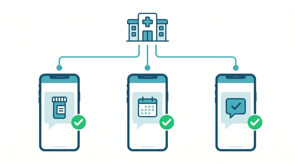 AI patient communication reminders