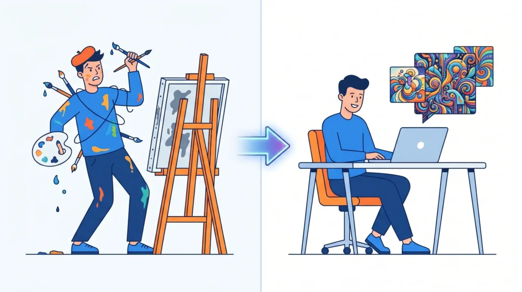 AI art no skills needed