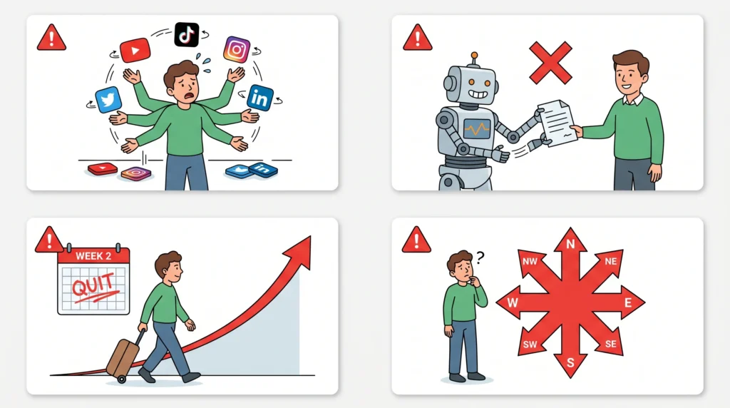 AI income beginner mistakes