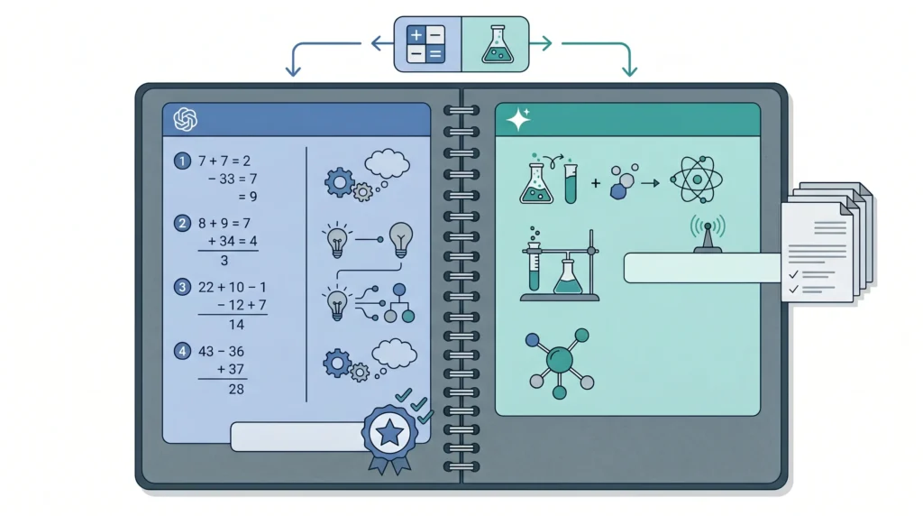 AI math science homework help