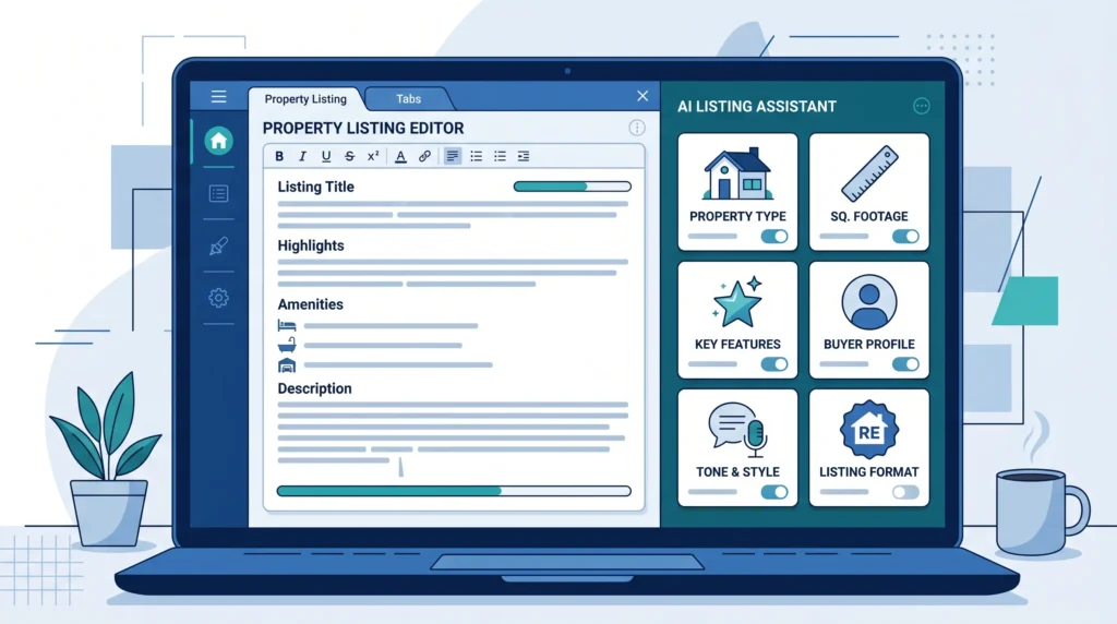 AI property listing description