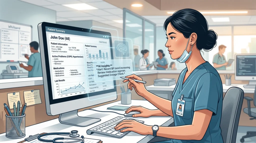 healthcare professional AI assistant