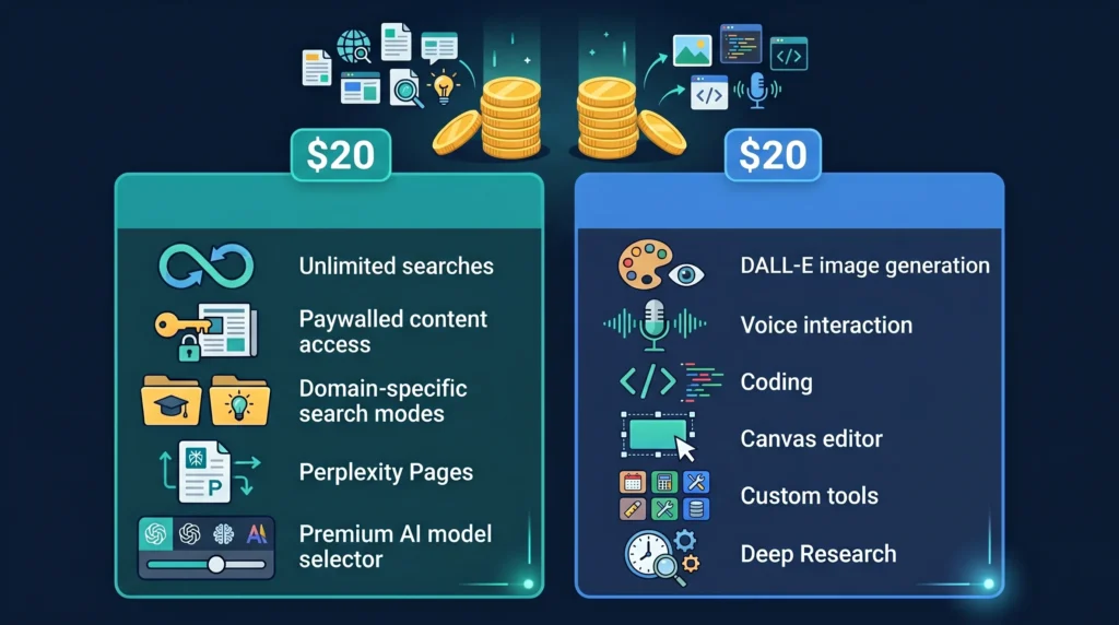 Perplexity Pro vs ChatGPT Plus
