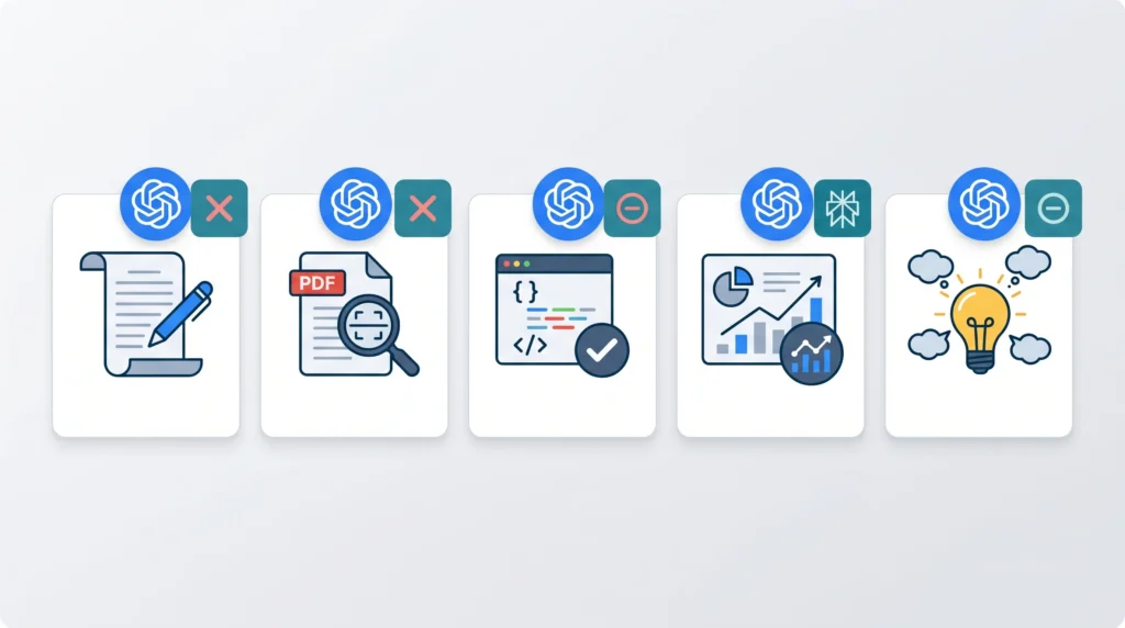 ChatGPT research adjacent tasks