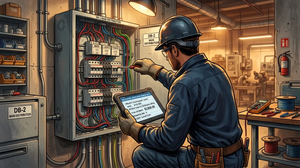 electrician using AI tools