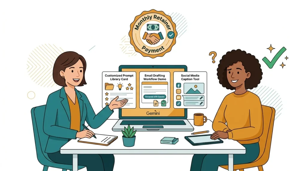 Gemini AI small business setup service