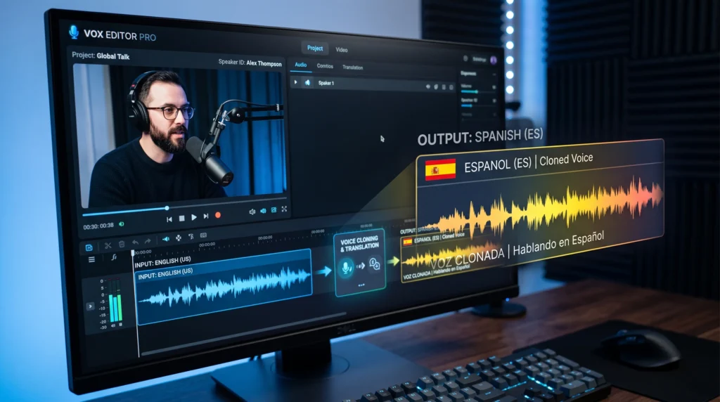 AI voice cloning translation