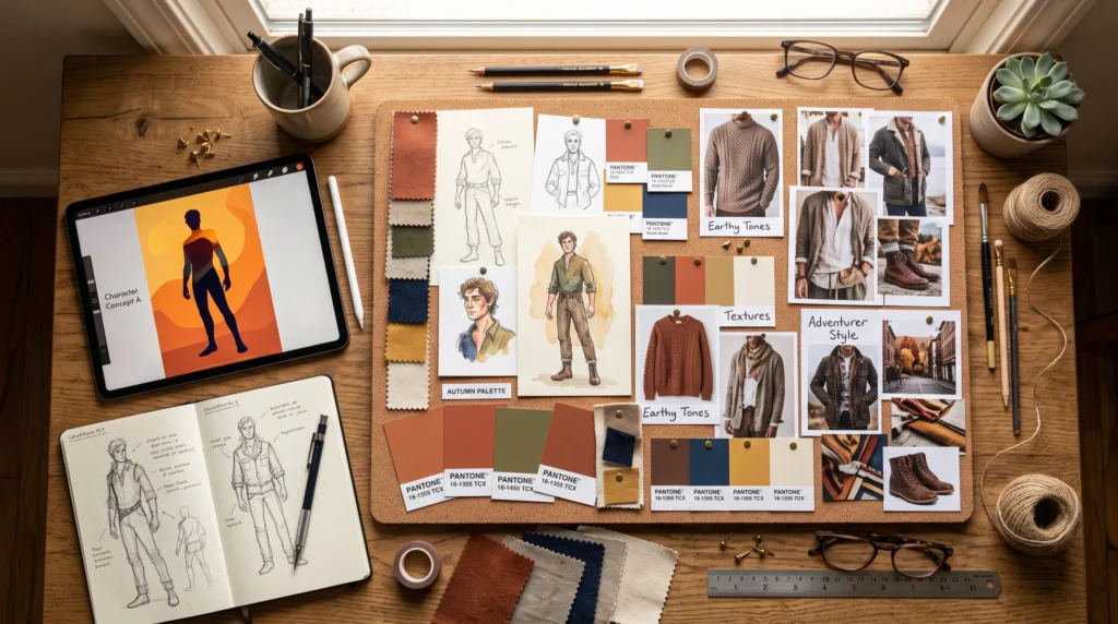 AI influencer character design