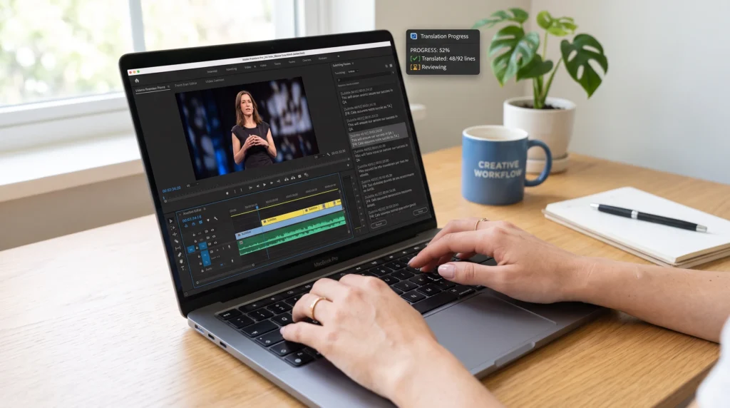 video localization workflow steps