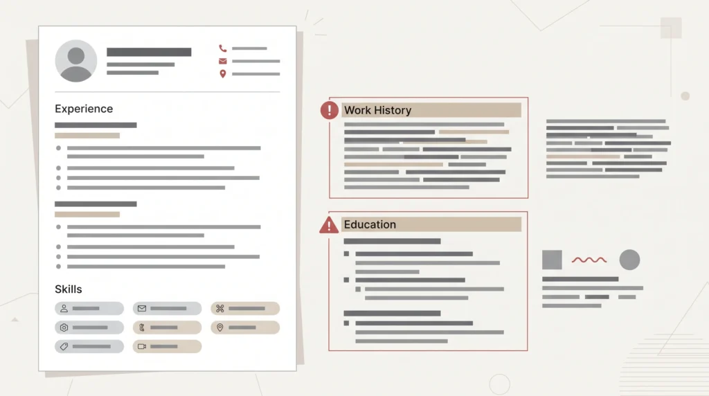 AI resume mistakes