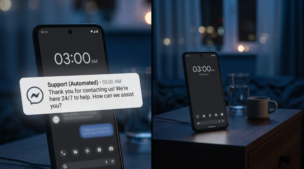 24/7 chatbot support